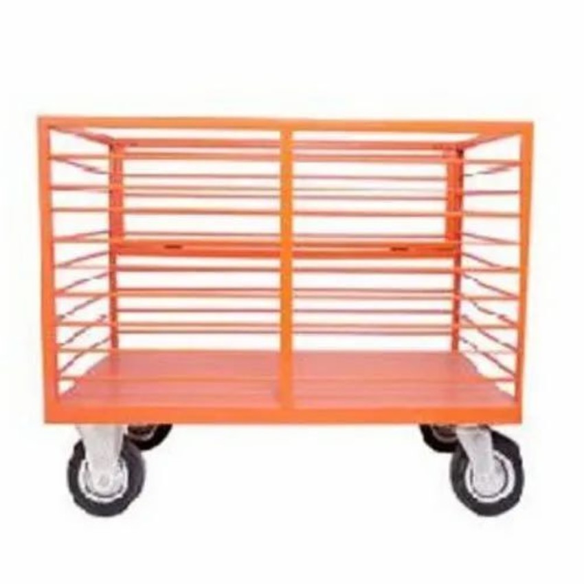 Mild Steel Side Mesh Platform Trolley, 5000 Kg