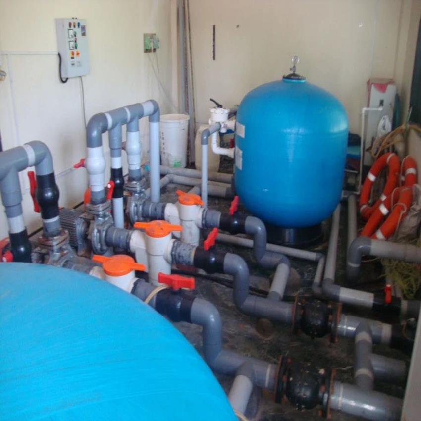 Mild Steel Swimming Pool Filtration Machine, Commercial
