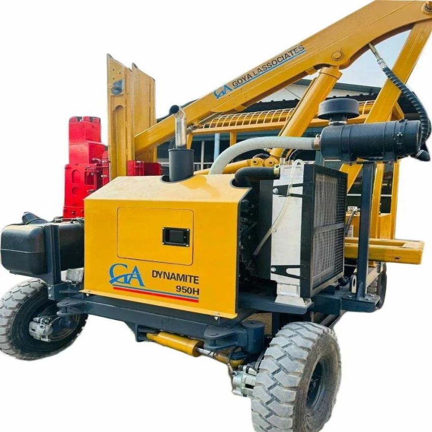 Mild Steel W Beam Barrier Installation Machine