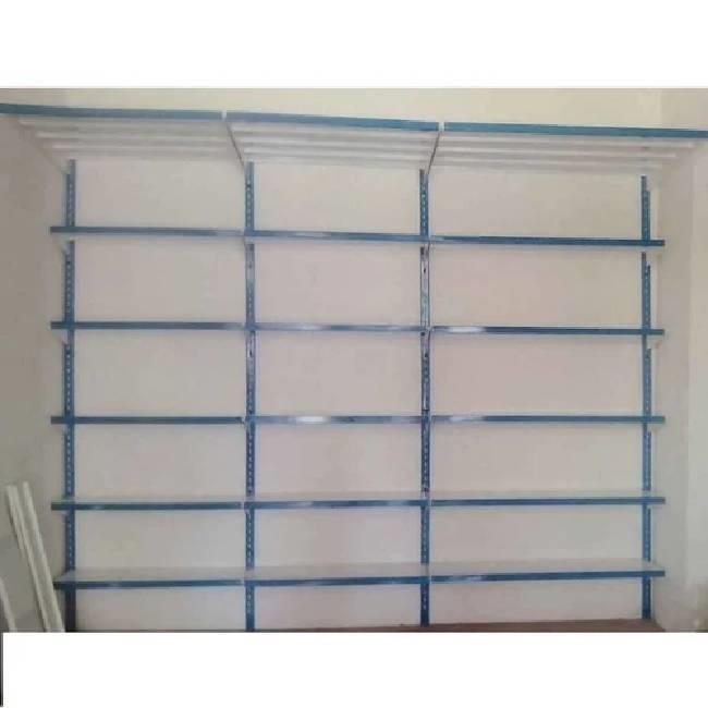 Mild Steel 5 Shelf Wall Mount Rack
