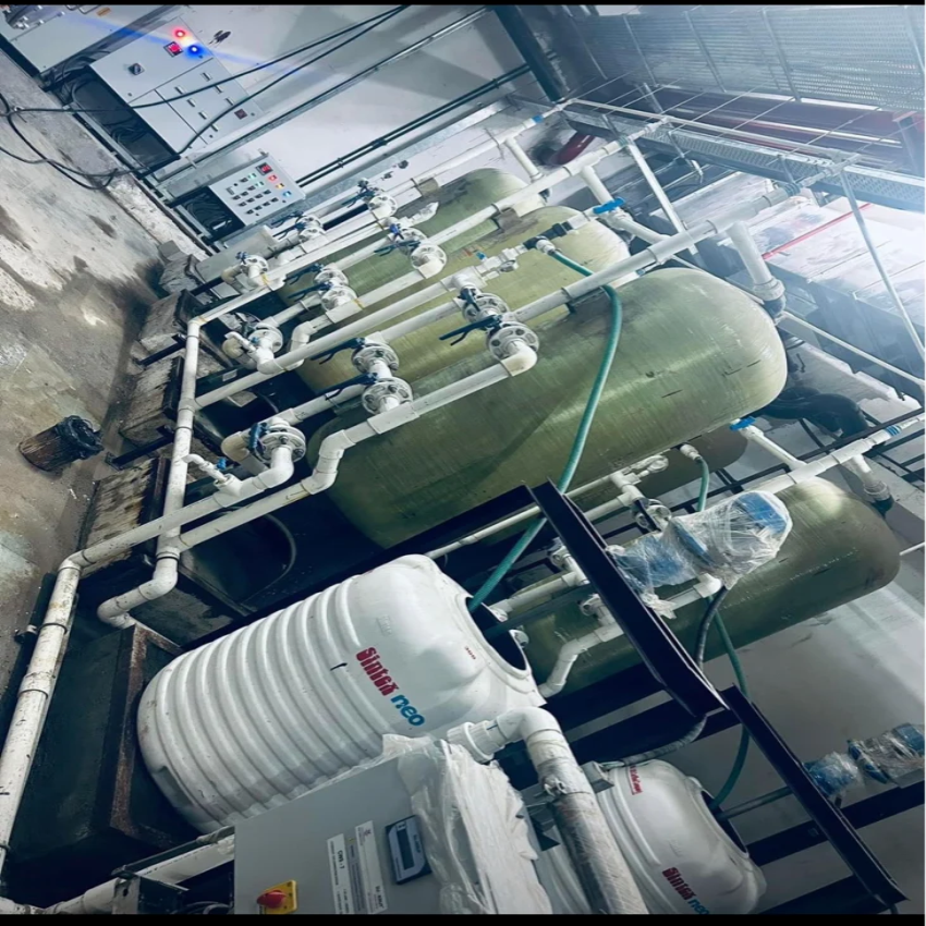 Mild Steel Water Softener Machine