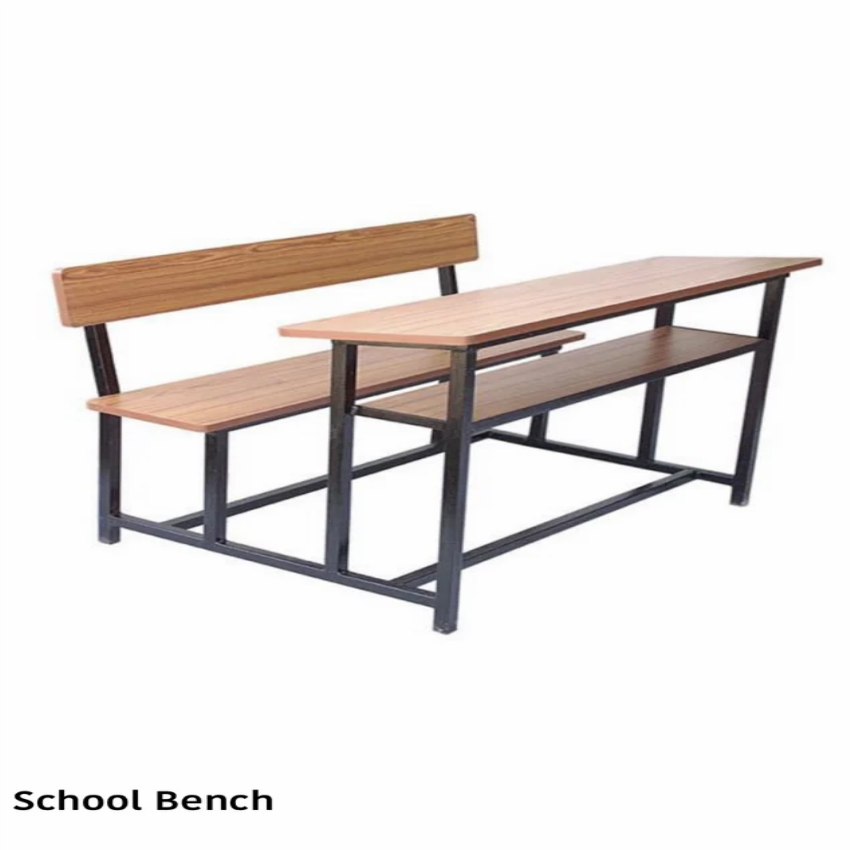 Mild Steel School Desk Benches, 2 Seat