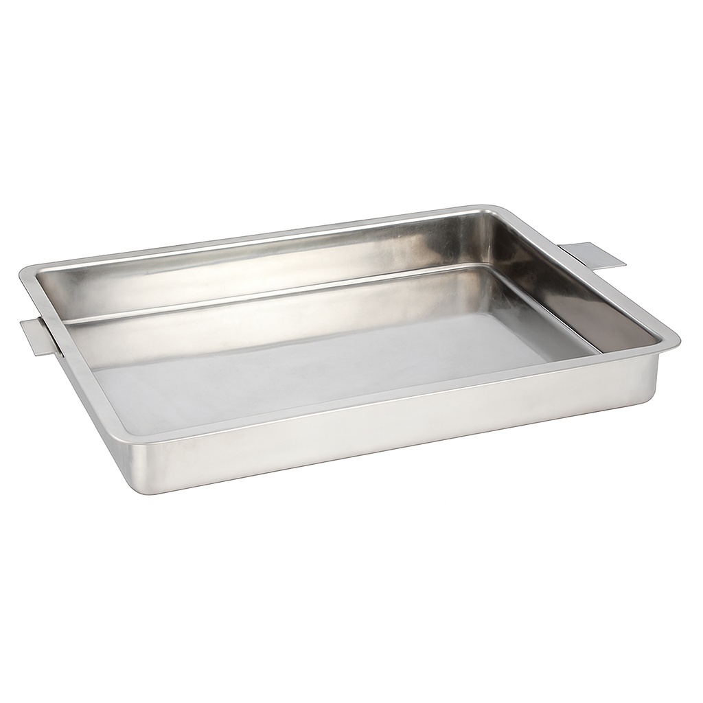 Polished Steel Milk Collection Tray