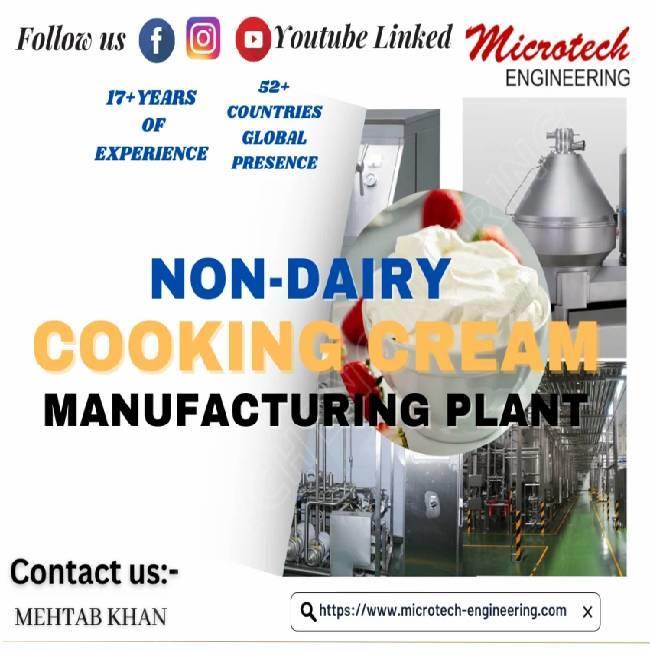 Non-Dairy Cooking Cream Production Plant