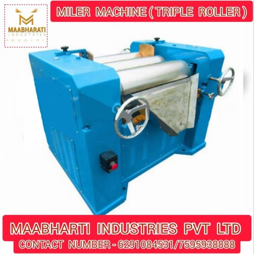 Milling Machine (Triple Roller), 400 KG/HR