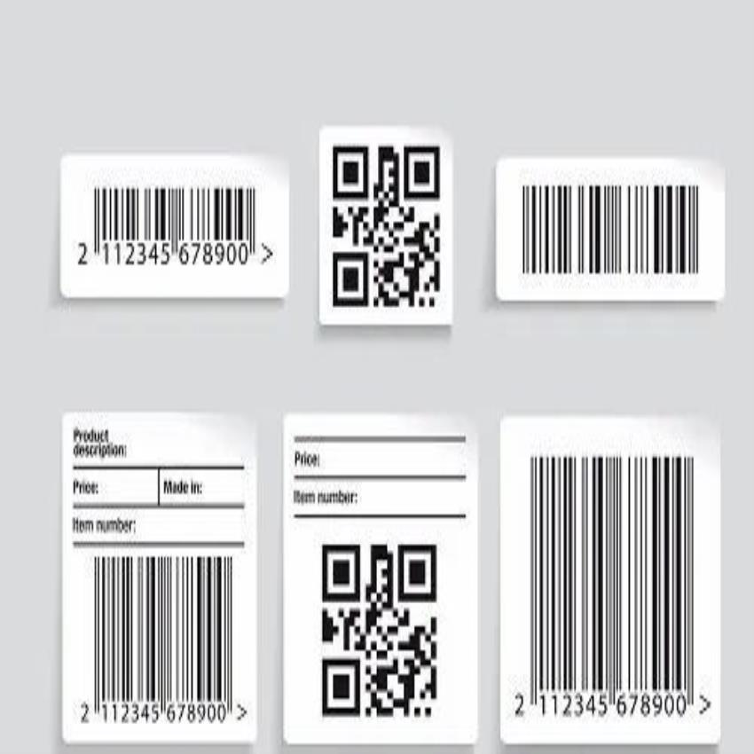 Custom Industrial Barcode Label Roll