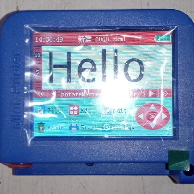 Mini Cartridge Inkjet Printer 12.7mm