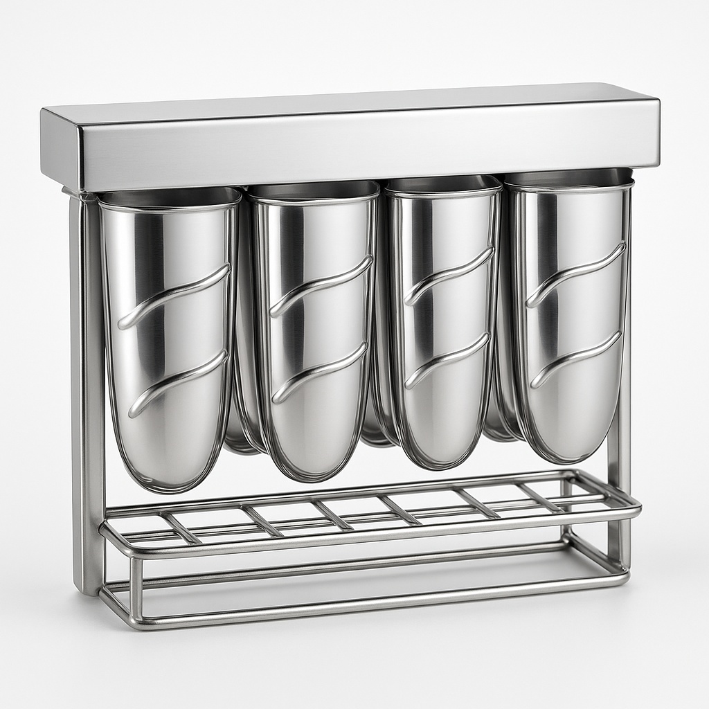 50 Cavity Mirror Finish Ice Candy Mould, 60ml