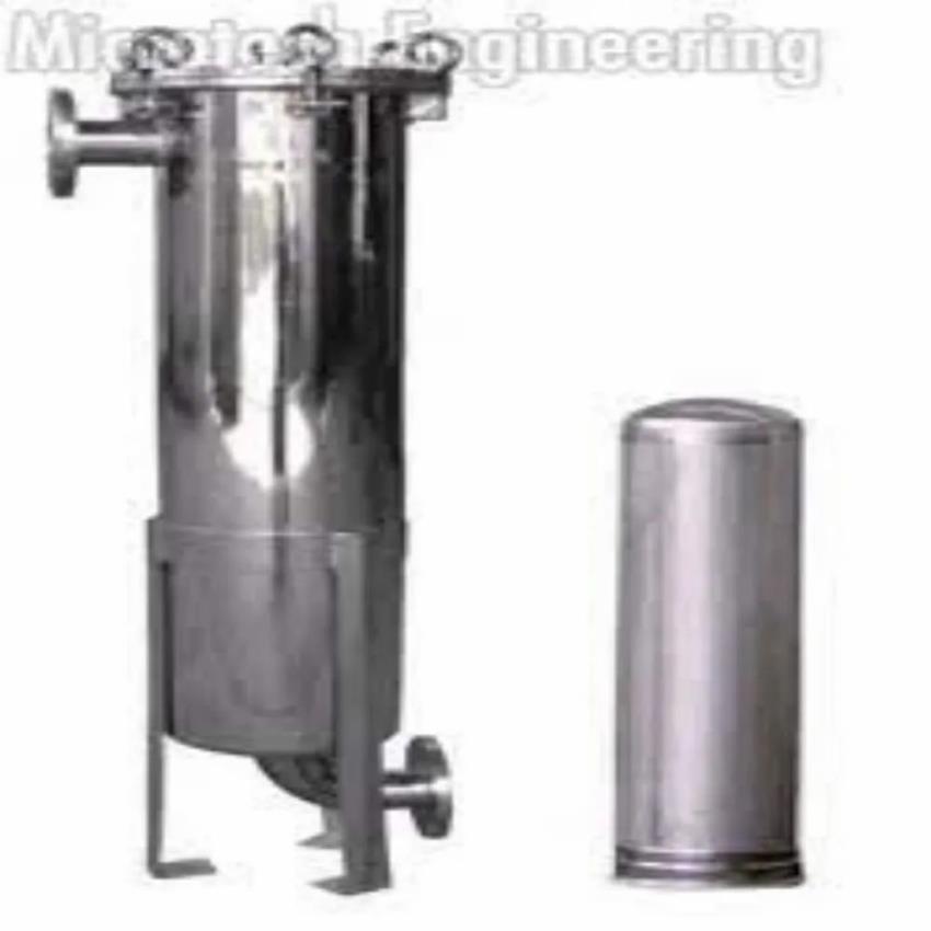 Mirror Polish SS Flow Filter Housing