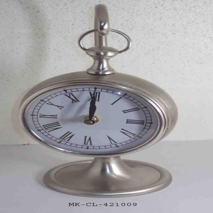 MKI Metal Analog Promotional Table Clock