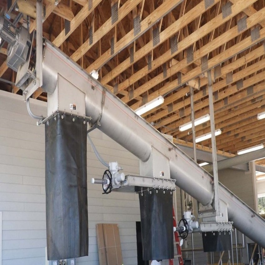 Modern Inclined Screw Conveyor 6-14 Inches