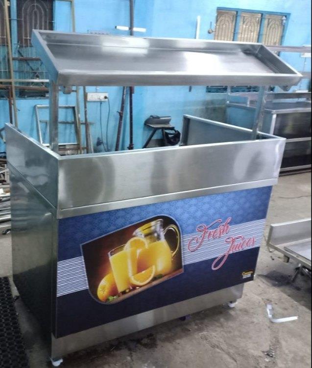 Commercial Modern Juice Counter, Grey