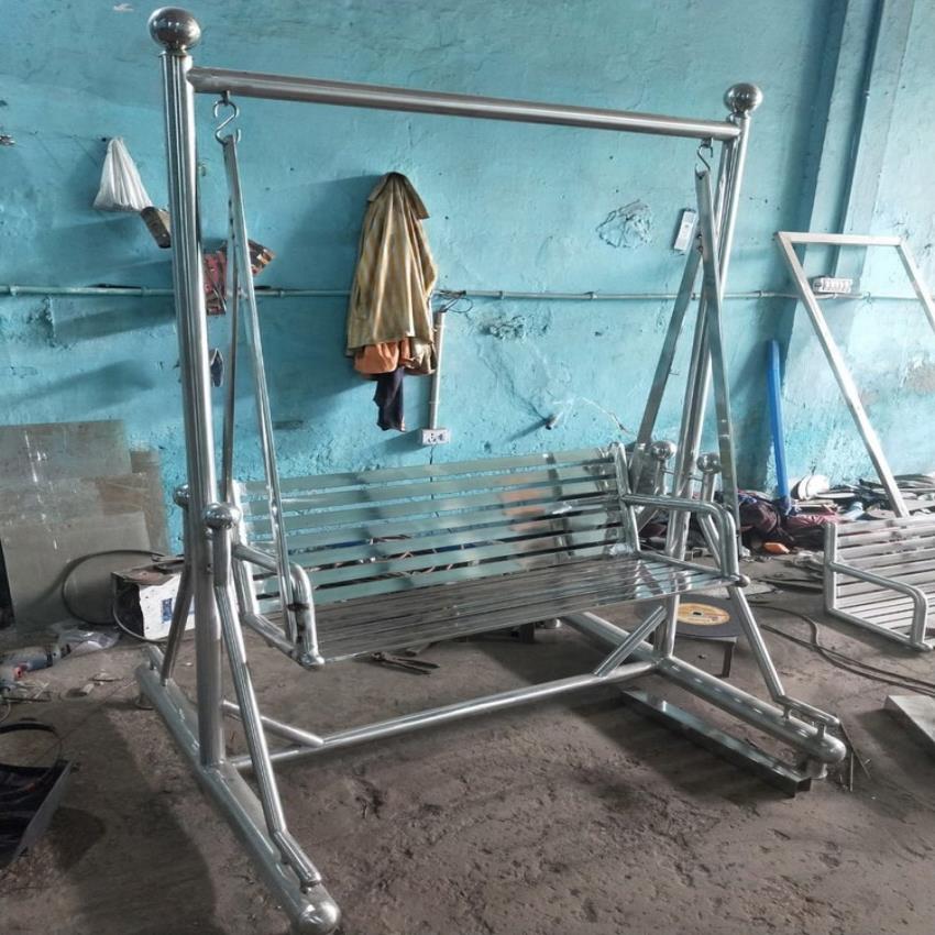 Modern 2 Seater Steel Jhula