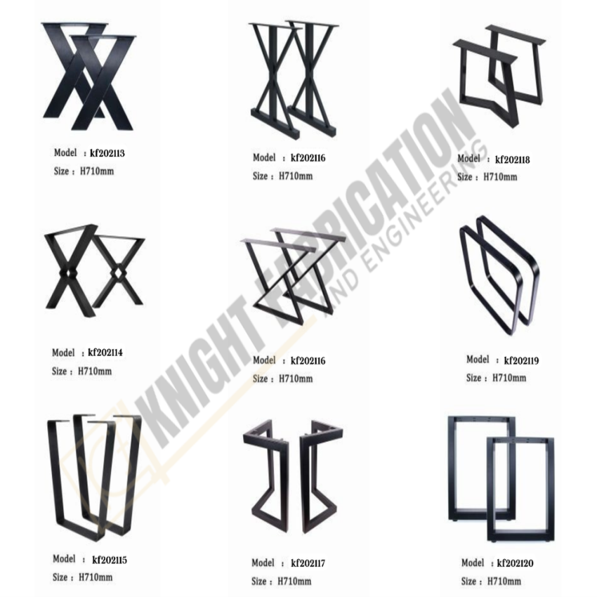 Modern Steel Dining Table Leg