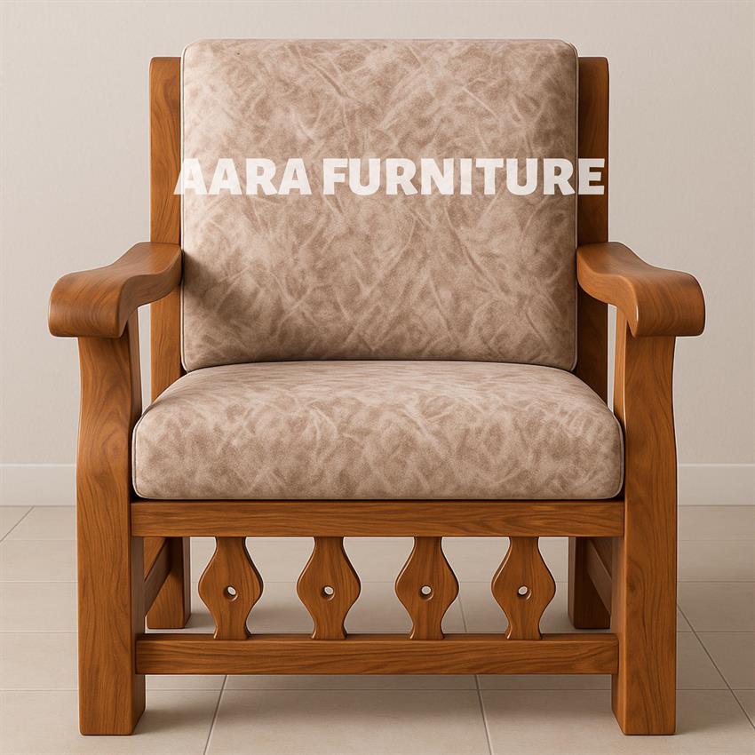 Modern Teak Wood Sofa