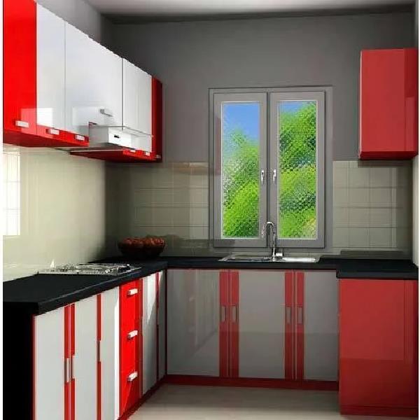 U Shape Acrylic Kitchen Modules
