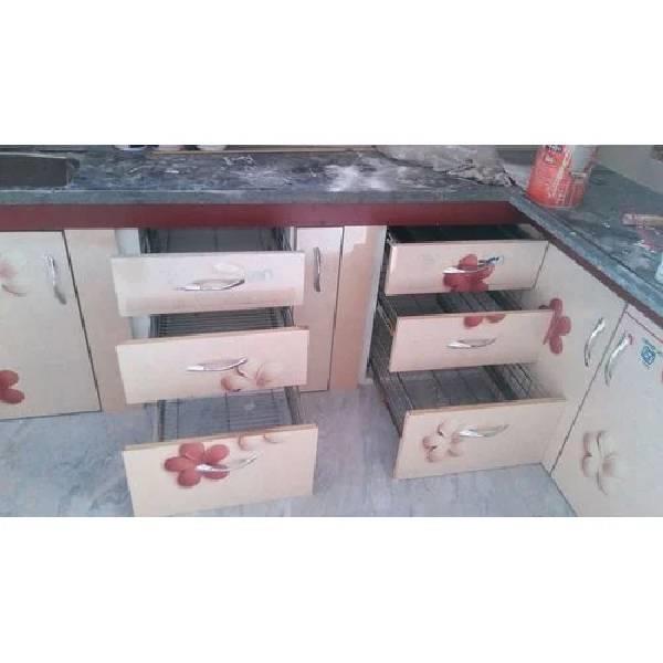 Acrylic Stainless Steel Kitchen Cabinet