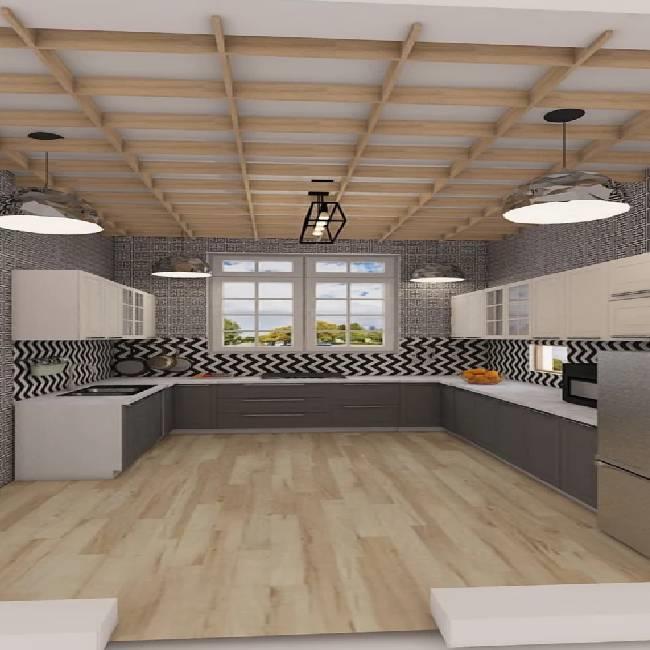 Wooden Modular Kitchen Design