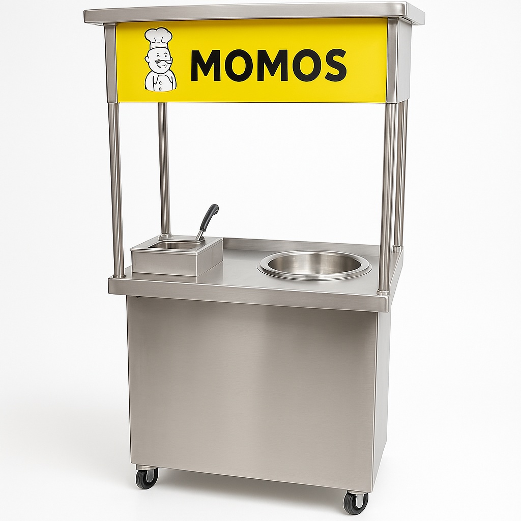 Street Food Momos Stainless Steel Unit