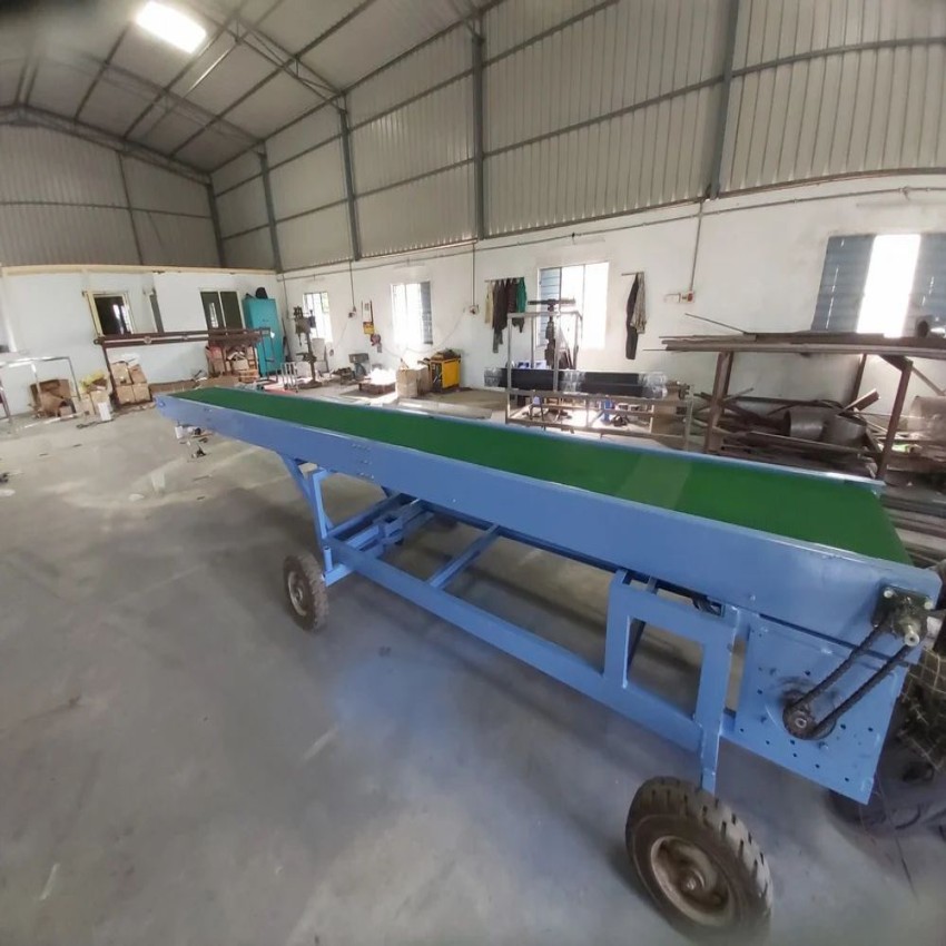 Mobile Mild Steel Telescopic Boom Conveyor
