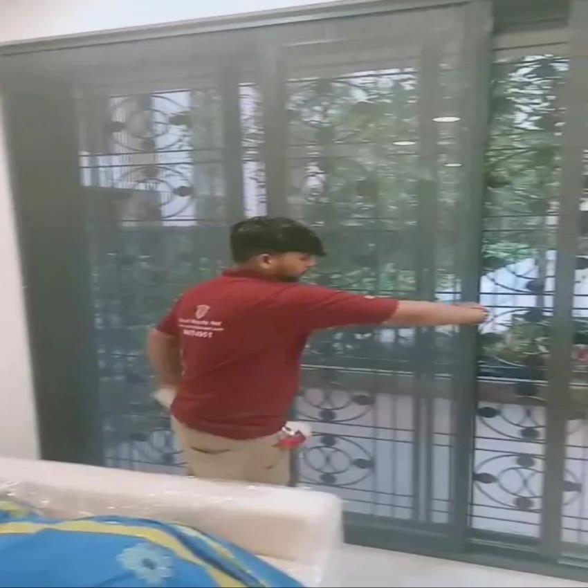 Window Mosquito Net Installation