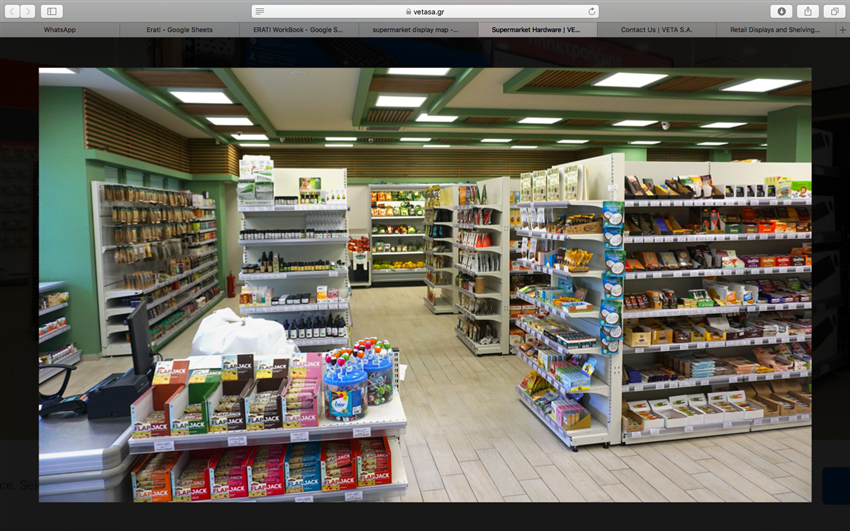 MS Grocery Store Display Rack