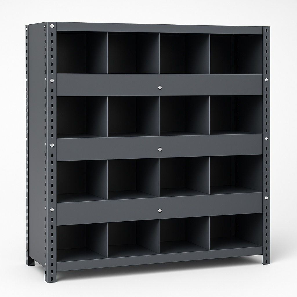 Slotted Angle Pigeon Hole Rack