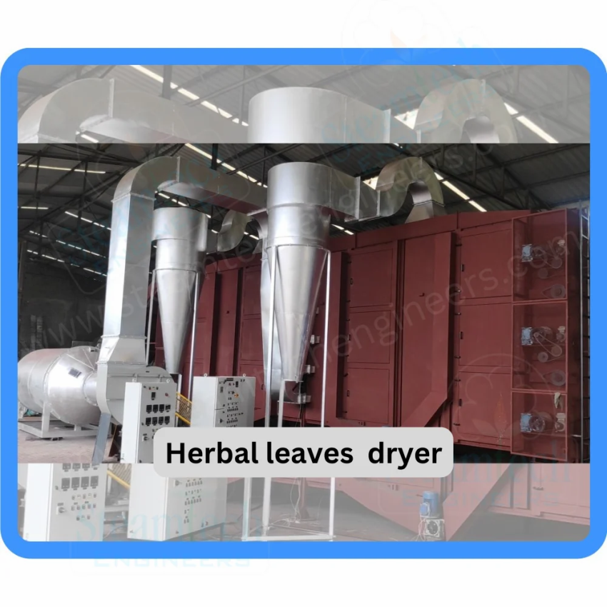 MS Powder Coated Leaf Dryer