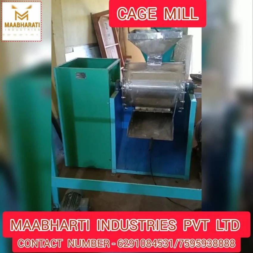 MS & SS Cage Mill Machine (1&3 Phase)