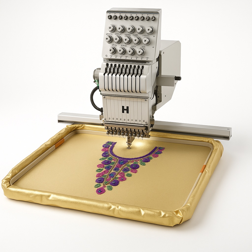 Multi Head Automatic Embroidery Machine