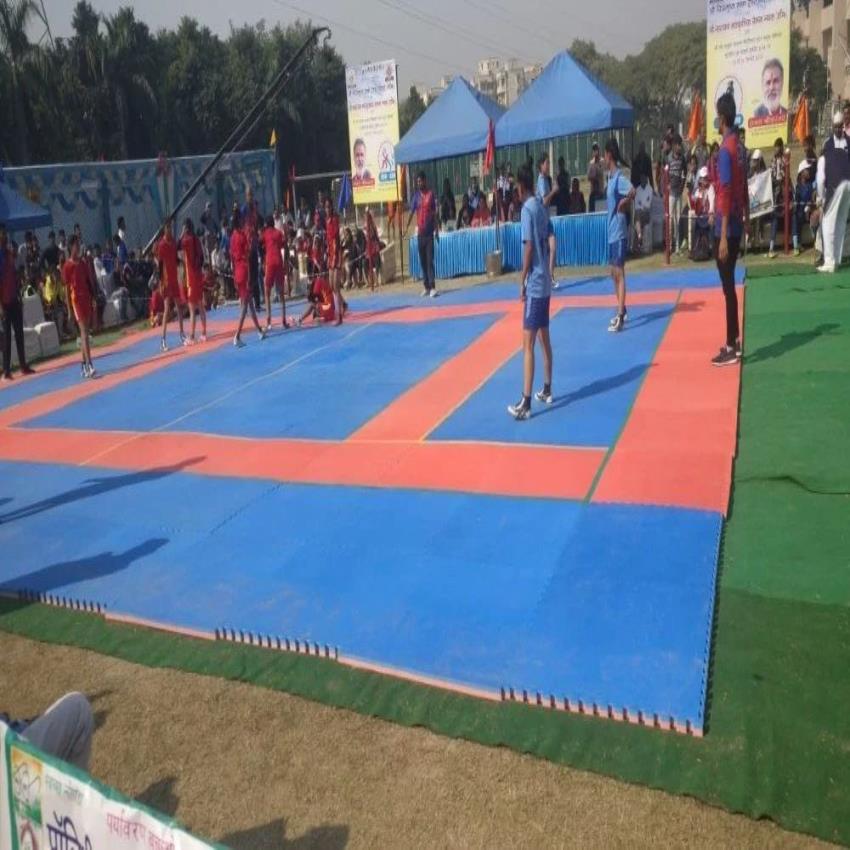 Multicolor Interlocking Kabaddi Mats