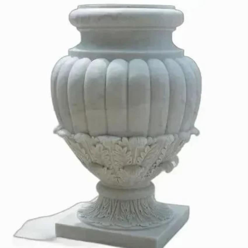 Multicolor Marble Planter - Image 1