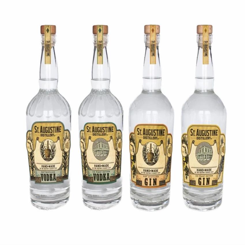 Multi-Color Paper Bottle Labels