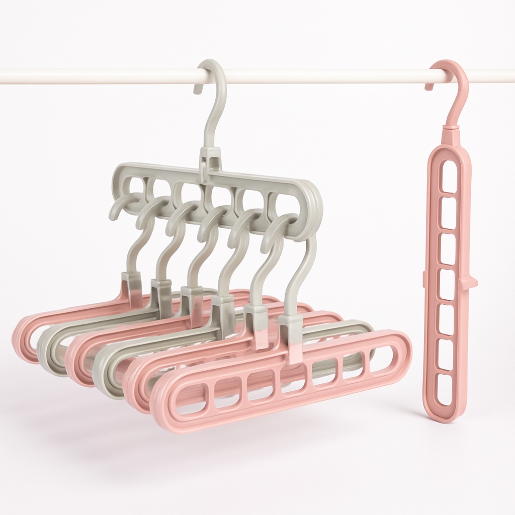 QTH Multicolor Plastic Clothes Hangers