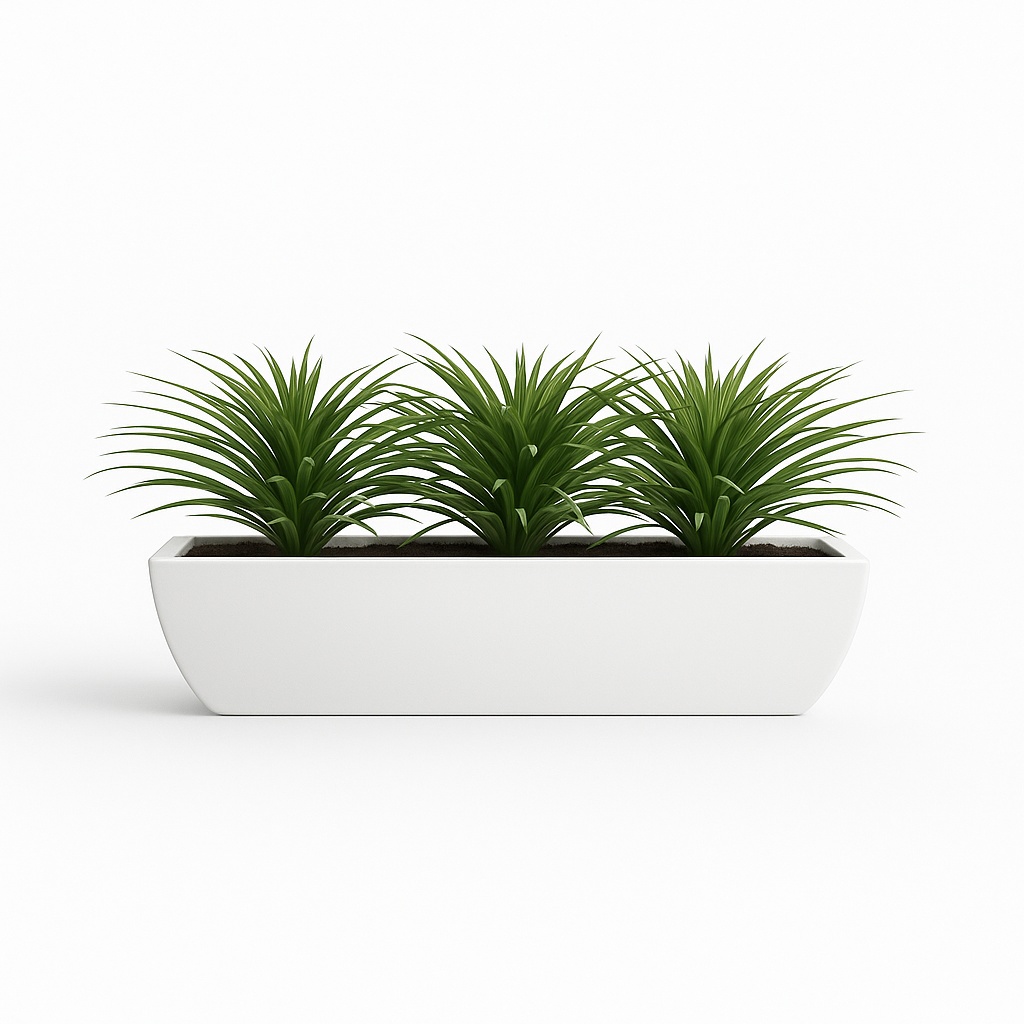 Rectangular FRP Fiberglass Planters (Multicolor)