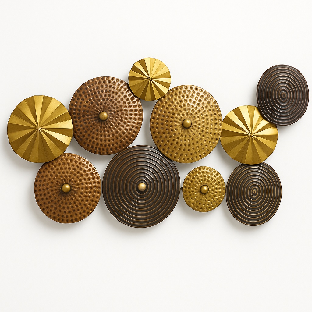 Multicolored Metal Wall Decor