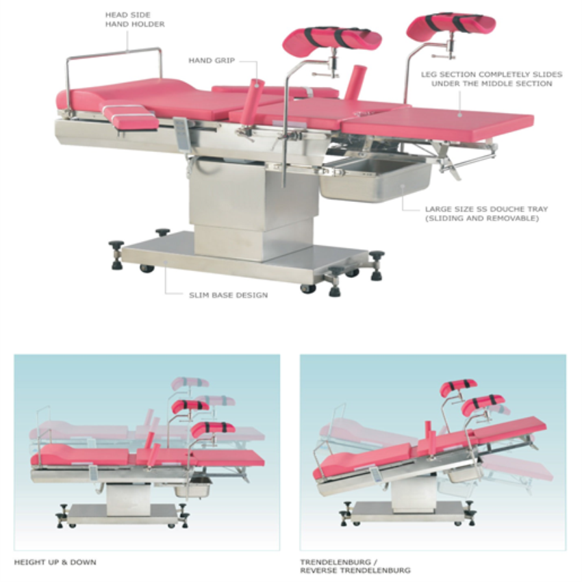 Remote Controlled Obstetric Examination Table