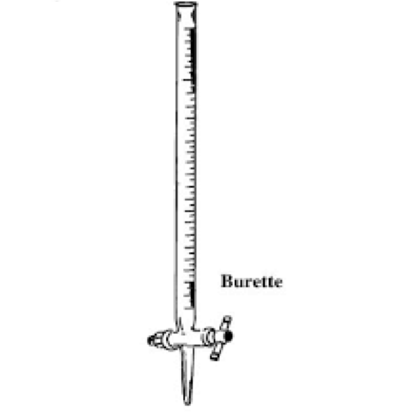 Transparent Borosilicate Burette