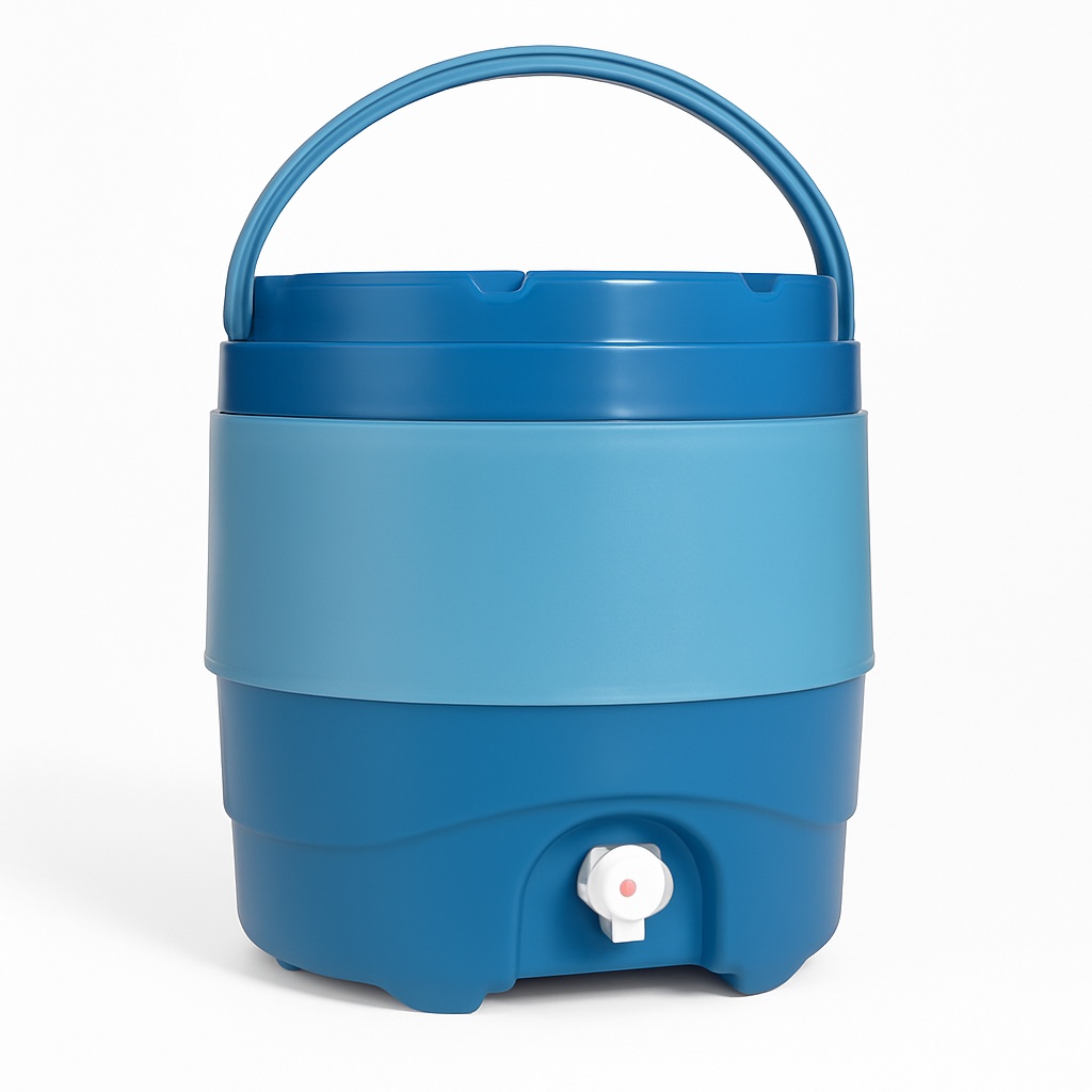 Aqua Blue Water Camper