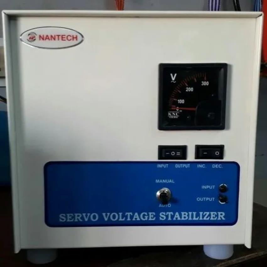 NANTECH Single Phase Servo Voltage Stabilizer, 2 Years Warranty