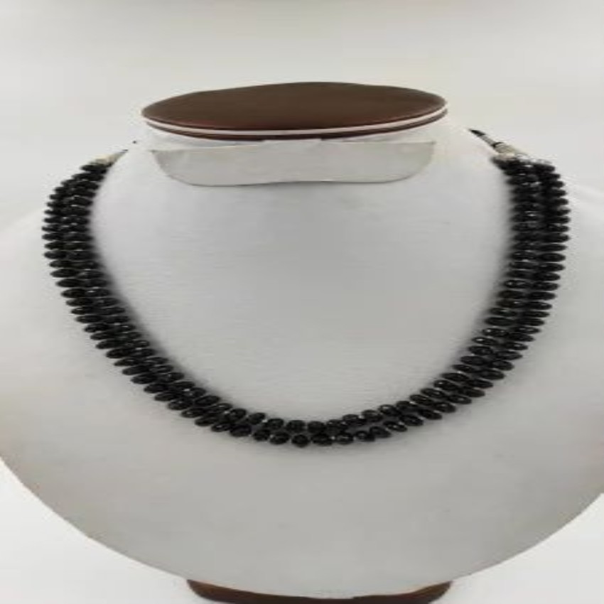 Natural Black Spinal Beads Necklace