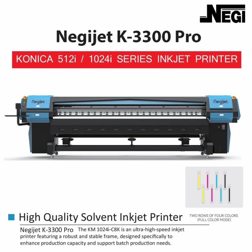 Negijet K-3300 Pro Solvent Printer