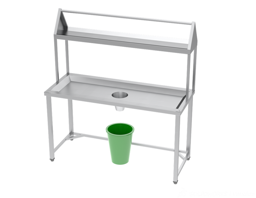 New Stainless Steel Dish Landing Surface