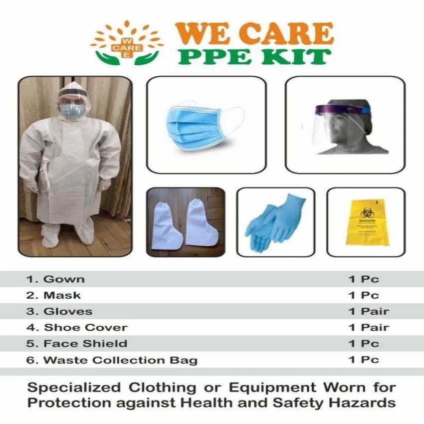 Non Woven Full Size Disposable PPE Kit