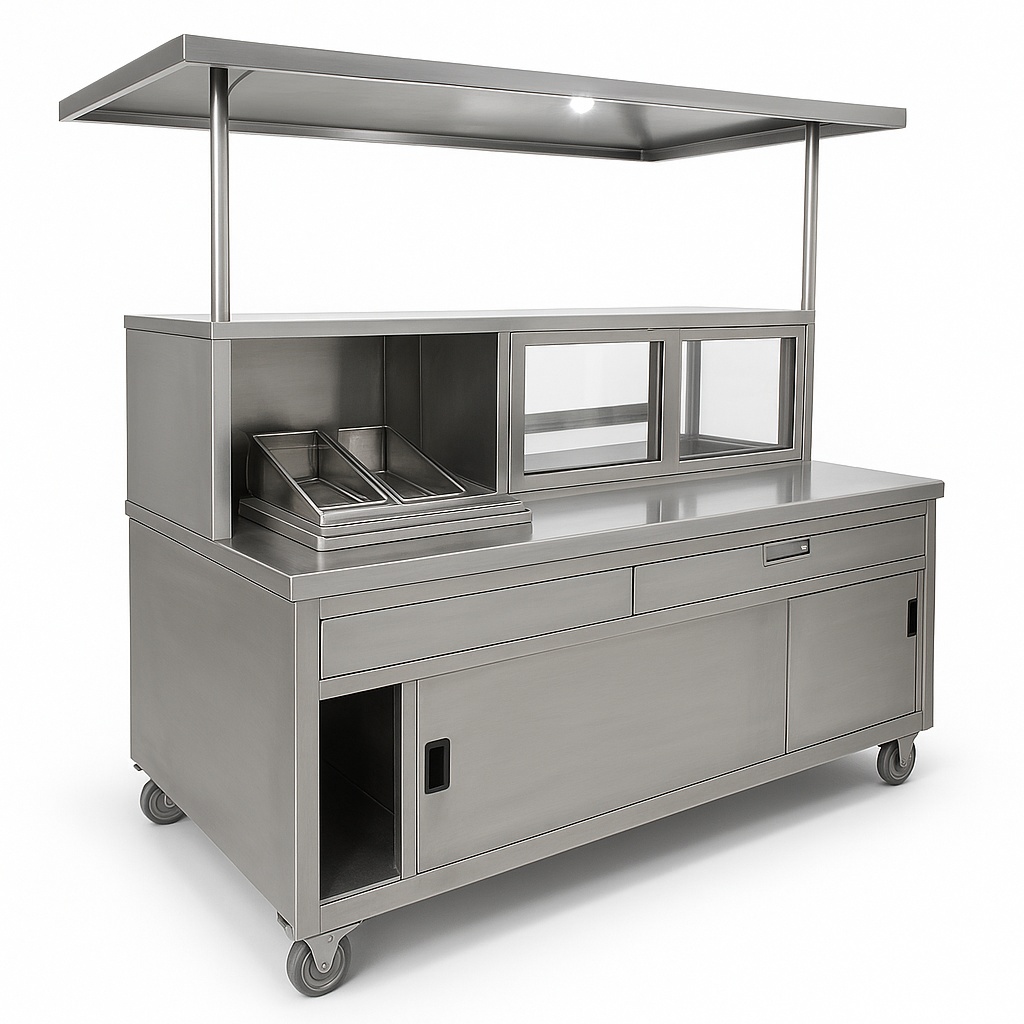 5 Feet Stainless Steel Odapav Counter