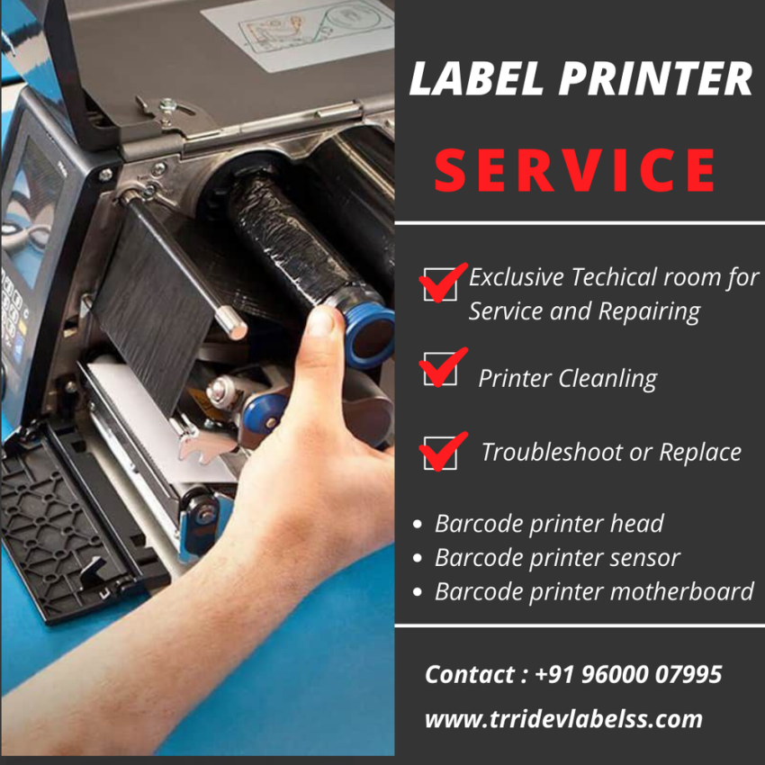 Normal Barcode Printer Slow Printing Repair