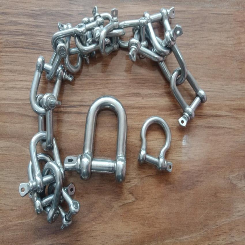 Nut-Bolt Stainless Steel Dee Shackle