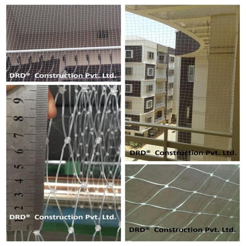 Nylon HDPE Anti Bird Safety Net