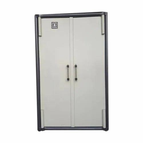 Off White Double Door Security Safe Machine