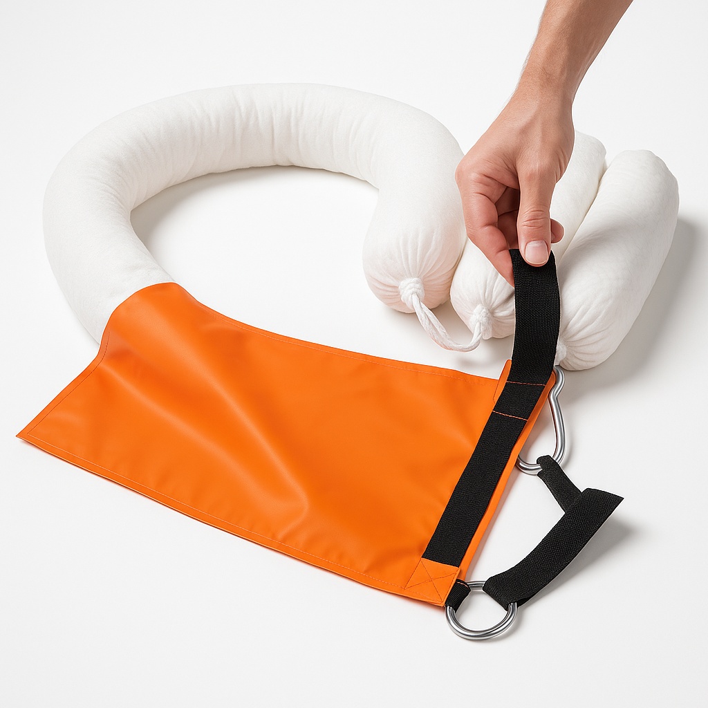 Marine Oil Absorbent Boom With PVC Skirt